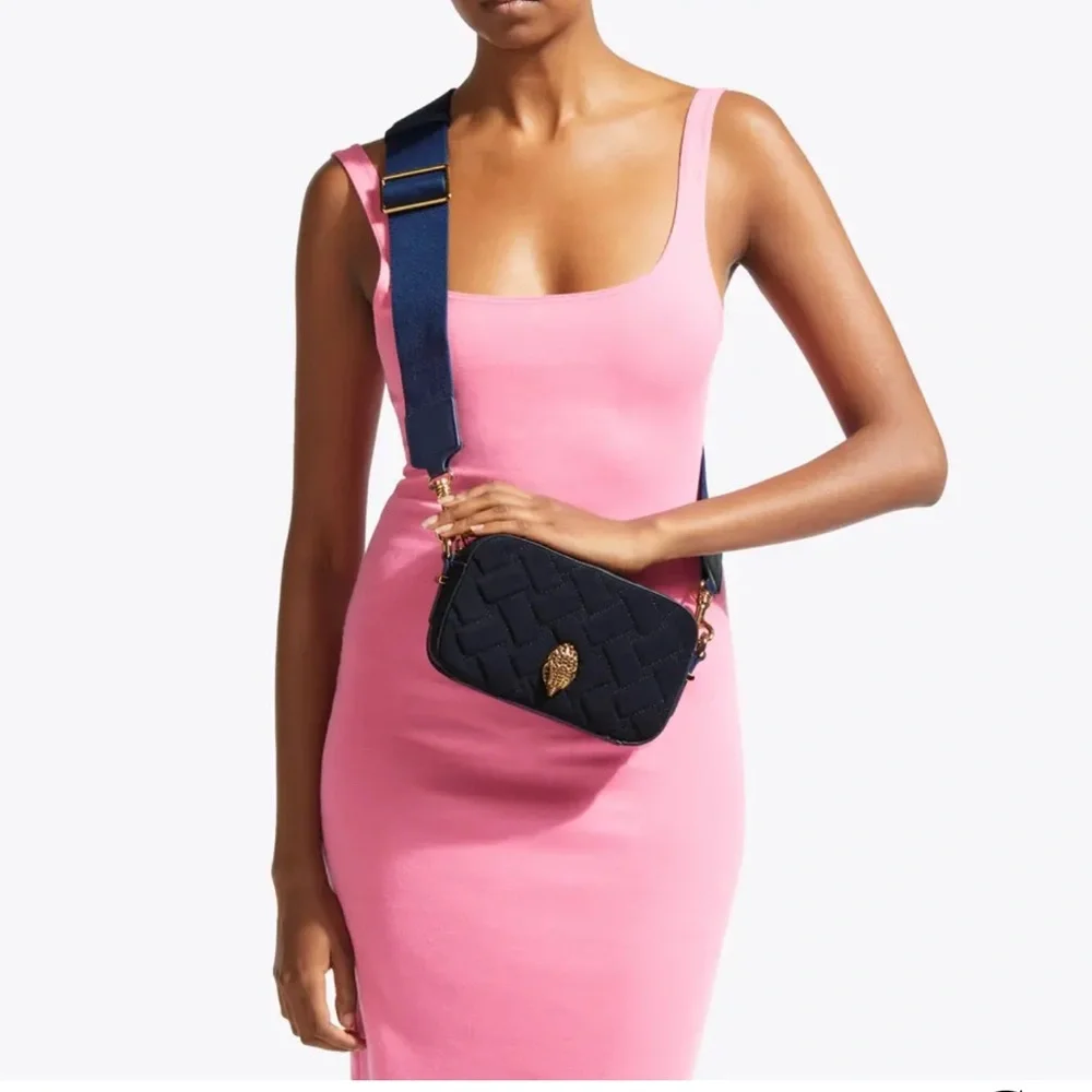 Kurt Geiger Navy Small Kensington Camera Bag - Picture 6 of 6